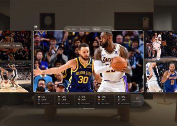 Algunos juegos de Los Angeles Lakers recibirán transmisiones en vivo en 3D en Vision Pro