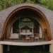 Pablo Luna Studio Crafts Fluid Bamboo 'Belalu Dome Villa' en Bali