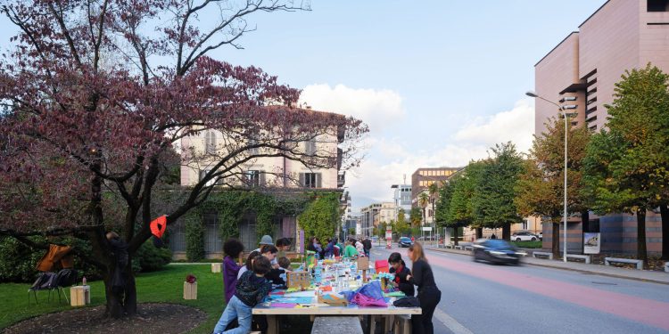Más allá del comedor privado: exploración de la mesa comunitaria como infraestructura del espacio público