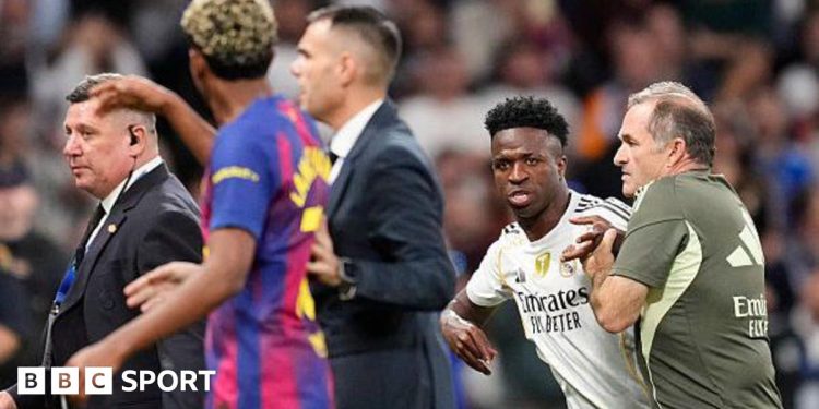 El Clásico: Vinicius Jr del Real Madrid 'no quiso ofender a nadie' durante el choque contra el Barcelona