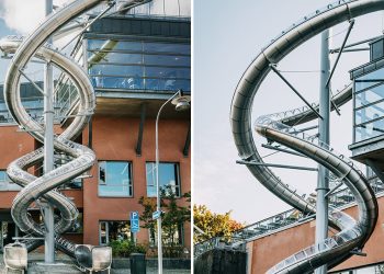 Los «diapositivos de Estocolmo» de Carsten Höller en la espiral por el Moderna Museet
