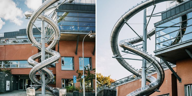 Los «diapositivos de Estocolmo» de Carsten Höller en la espiral por el Moderna Museet