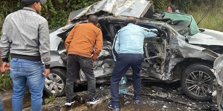 Choque deja fatal saldo en la vía a Papallacta en el segundo día de feriado