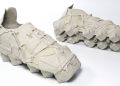 Cajas de huevos de cartón reciclado se convierten en zapatillas de deporte de kibardin design