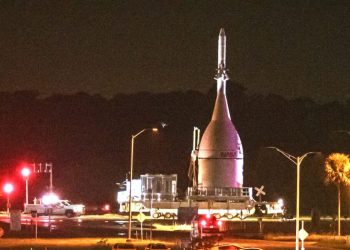 El próximo Moonship de la NASA llega a su última parada antes de la plataforma de lanzamiento