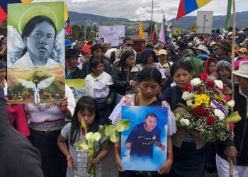 Conaie llama a pueblos de Imbabura a mantener la resistencia pacífica en el paro en Ecuador