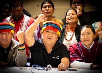 Marlon Vargas, líder de la Conaie, exige un aumento del salario básico a 650 dólares