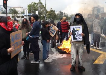 Protestas Causaron Cierres Viales en Varios Puntos de Quito la Noche de este 30 de Septiembre