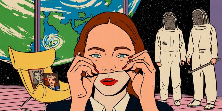 El enfrentamiento apocalíptico de Emma Stone florece en “Bugonia”