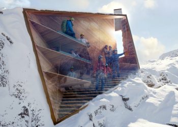 El refugio vivac de Carlo Ratti produce su propia agua y electricidad.