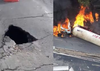 ¡Indignante! SE Abre Terrible Socavón Donde Ocurrió la Tragedia de Iztapalapa y ERA SOLO CUESTIÓN DE TIempO