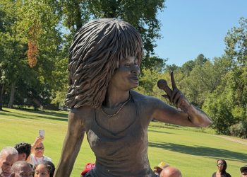 Bizarre New Tina Turner Statue se asa en línea