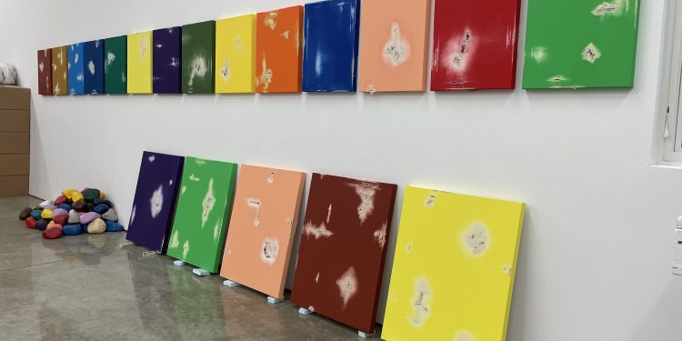 Una vista desde el caballete