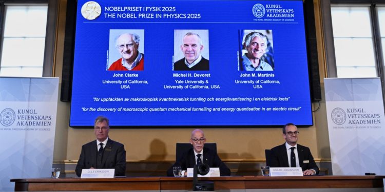 El Premio Nobel de Física va a los descubrimientos de túneles mecánicos cuánticos: NPR