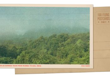 Ver por la ventana en un tren de Mumbai a Goa: NPR