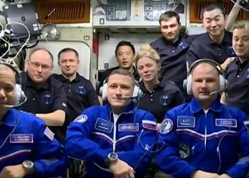 Video. Tripulación estadounidense y rusa atracan de forma segura en la ISS para una misión de ocho meses