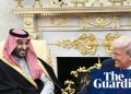Trump ignora el asesinato de Khashoggi durante la visita del príncipe saudí a la Casa Blanca | Donald Trump