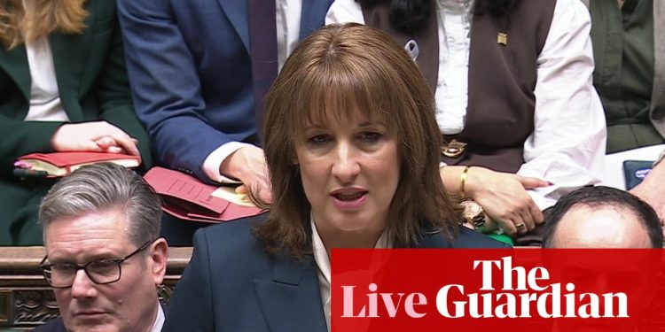 Presupuesto 2025 en vivo: Rachel Reeves entrega el presupuesto mientras OBR se disculpa por filtrar detalles | Presupuesto 2025