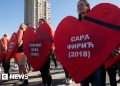 Las protestas estudiantiles serbias marcan el primer aniversario de la tragedia de la estación