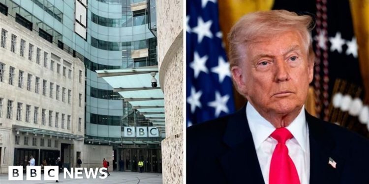 Trump dice que demandará a la BBC por al menos mil millones de dólares por la edición de Panorama