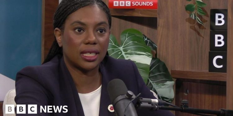 El Partido Conservador casi se queda sin dinero, dice Badenoch