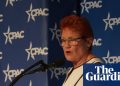 Pauline Hanson se salta el parlamento para hablar en una conferencia conservadora en Mar-a-Lago de Trump | Paulina Hanson