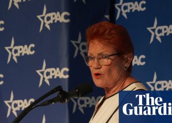 Pauline Hanson se salta el parlamento para hablar en una conferencia conservadora en Mar-a-Lago de Trump | Paulina Hanson