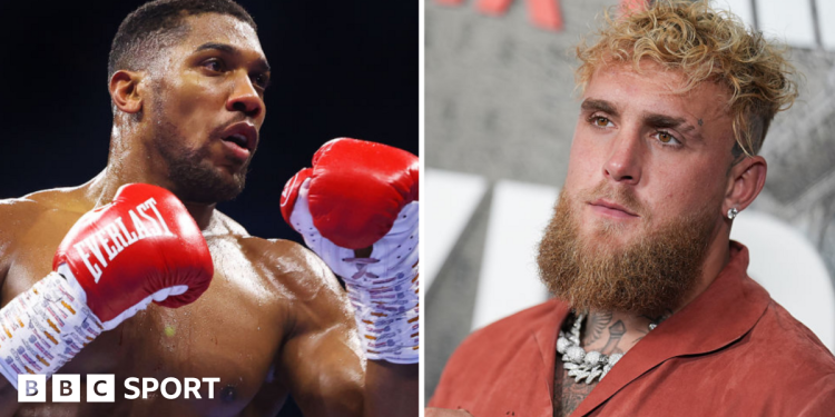 La pelea entre Anthony Joshua y Jake Paul está programada para el 19 de diciembre