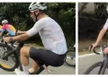 Vincenzo Nibali se goza el Giro de Rigo y hace acrobacias en su bicicleta por las calles de Barranquilla: video