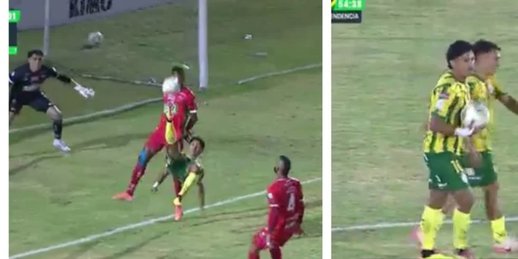 espectacular chilena en el torneo de la B; video