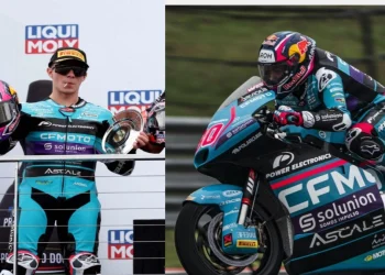 Terminó en el top 10 de la clasificación general de Moto2, en su primera temporada.