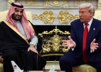 Altercado de Trump con un periodista por la muerte de Khashoggi en presencia del príncipe saudí Bin Salmán