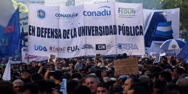 Las universidades públicas convocan a un paro por 72 horas | Reclaman que se aplique la Ley de Financiamiento