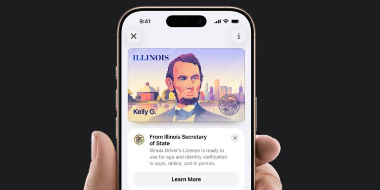 La función de licencia de conducir de iPhone en la aplicación Apple Wallet ya está disponible en Illinois