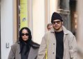 Zoë Kravitz y Harry Styles lucen un estilo de pareja acogedor