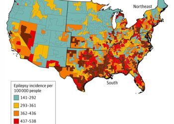 Estos estados tienen las tasas más altas de epilepsia y los científicos creen saber por qué