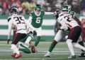 Conclusiones de los Falcons-Jets: Adonai Mitchell se escapa, Nick Folk gana en un tiro de campo de 56 yardas