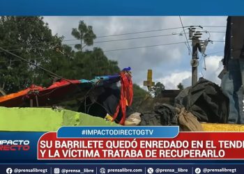 Vuelo de barriletes deja varios incidentes, entre ellos un joven fallecido y un ave atrapada