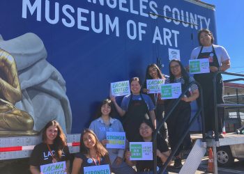 Los trabajadores de LACMA se movilizan para sindicalizarse