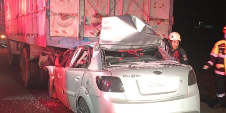 Policías fallecidos en siniestro de tránsito en Azuay este martes 25 de noviembre