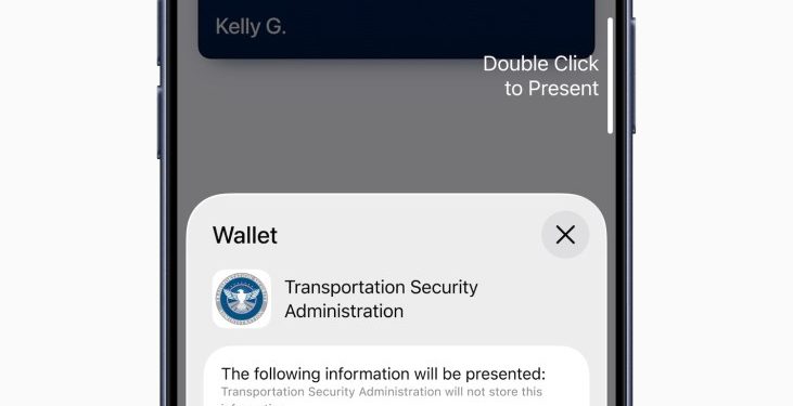 Apple lanza pasaporte digital para la detección de la TSA