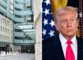 La BBC se disculpa con Trump por la edición de Panorama pero se niega a pagar una compensación
