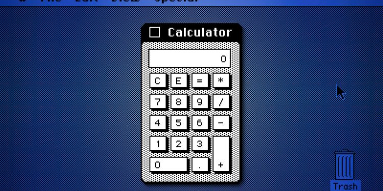 El diseño original de la calculadora de Mac surgió al dejar que Steve Jobs jugara con los menús durante diez minutos