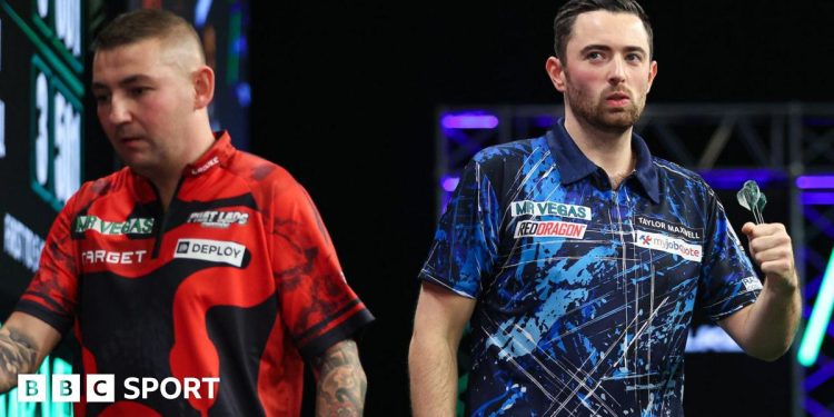 Grand Slam of Darts: Luke Humphries elimina a Nathan Aspinall para progresar