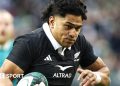 Inglaterra-Nueva Zelanda: los All Blacks nombran a Wallace Sititi en el banquillo