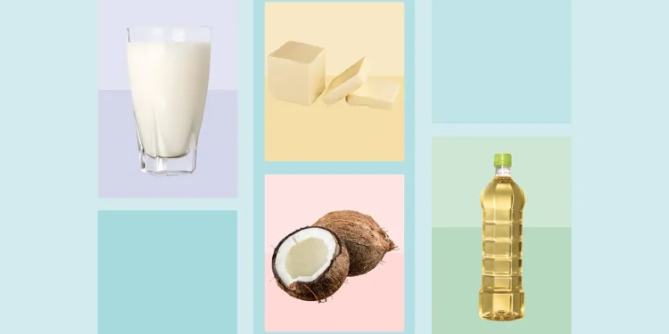 ¿Qué alimentos tienen triglicéridos de cadena media (MCT)?