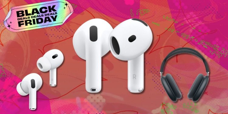 Ofertas de Black Friday AirPods 2025: $ 69 AirPods 4 y el precio más bajo en AirPods Pro 3