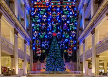 Wanamaker Light Show 2025 en Filadelfia: qué esperar