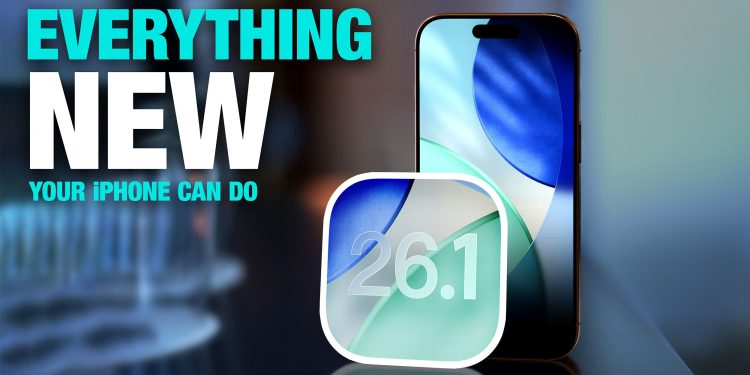Funciones de iOS 26.1: todo lo nuevo en iOS 26.1