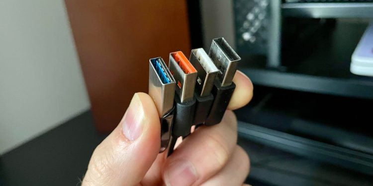 Lo que realmente significa un puerto USB naranja y la verdad detrás de todos los colores